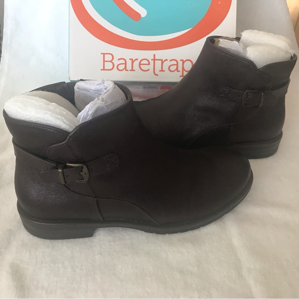 Beartraps Caine Dark brown ankle booties boots size 7 M EUC